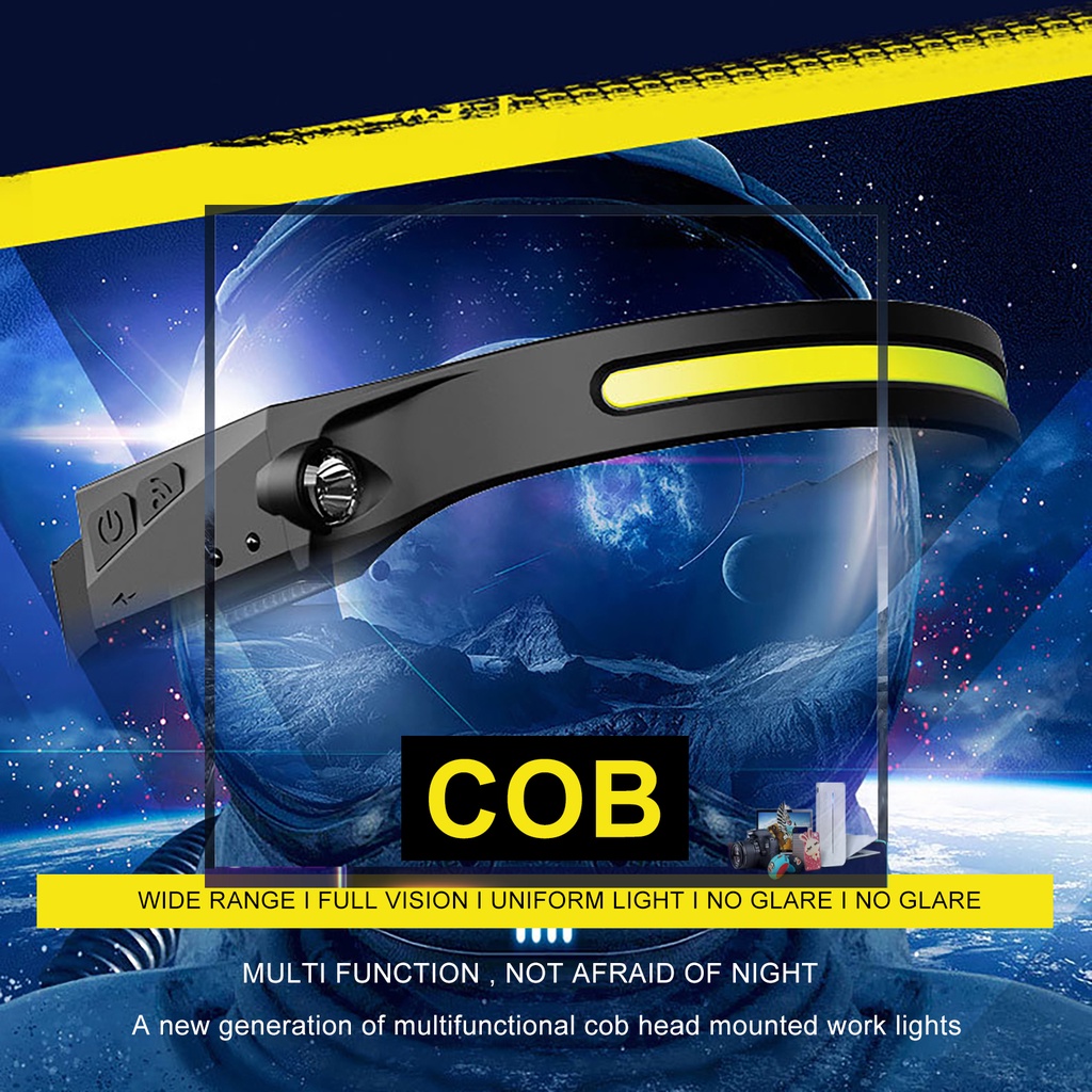 Đèn LED đeo trán chống thấm nước 350lm