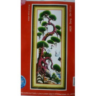 Tranh thêu tứ quý dlh-a628