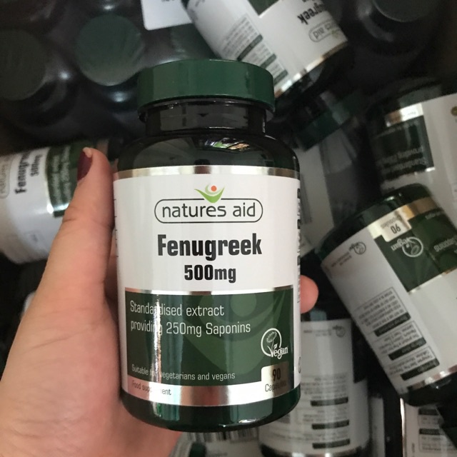 Cỏ Cari Lợi Sữa Fenugreek Natures Aid Anh 90 viên