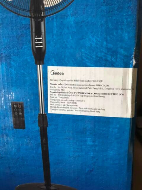 QUẠT CÂY MIDEA FS40-15QR CÓ ĐIỀU KHIỂN