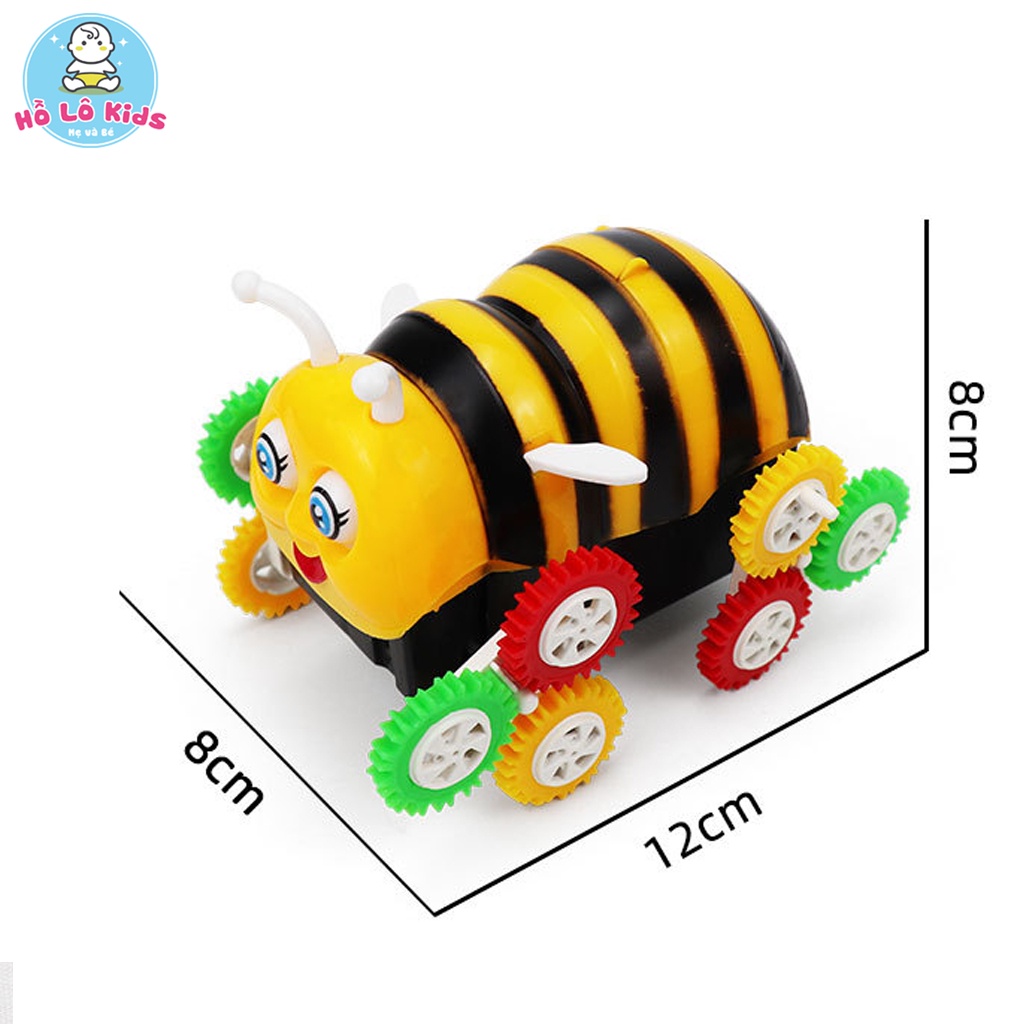 Xe đồ chơi con ong nhào lộn 360 vượt địa hình cho bé kèm 2 pin Hồ Lô Kids