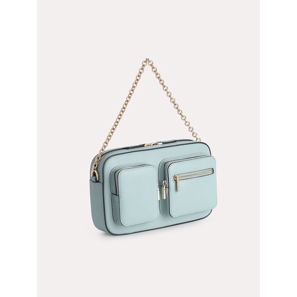 TNS - Túi đeo chéo Pedrio Boxy Crossbody Bag-xanh mint