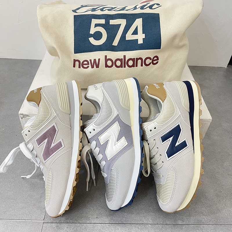 Giày sneaker New Balance 574 thiết kế năng động cho nữ