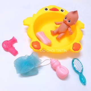 Đồ chơi thau tắm búp bê hình chú chim