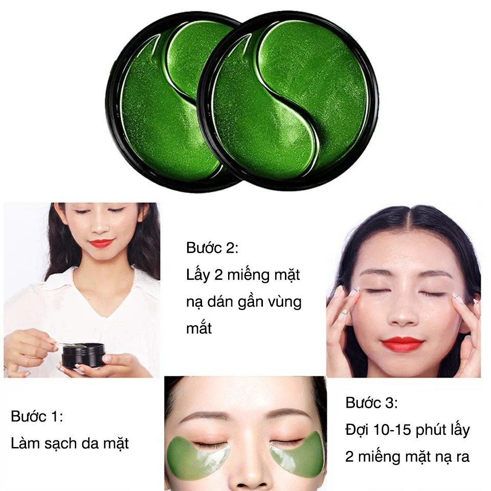 Mặt Nạ Mắt BIOAQUA Giảm Quầng Thâm, Nếp Nhăn và Trắng Vùng Mắt 60 miếng - Sarah Beaute MP200