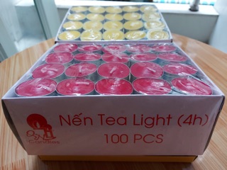 Nến thơm Tealight (hộp 100 viên)