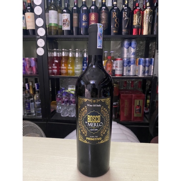 Vang Đỏ Ý BOSCO De MERLO Limitid Edition 14.8 750ml-Primitivo