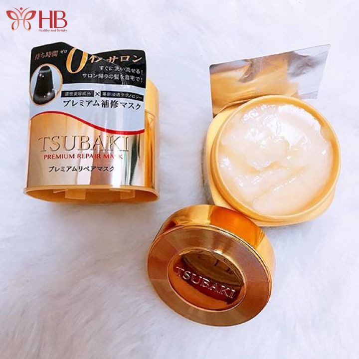 Ủ Tóc Tsubaki Premium Repair Mask 180g nội địa Nhật Bản, mặt nạ ủ dưỡng phục hồi tóc hư tổn