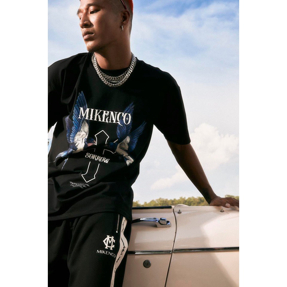 Áo Mikenco SORROW tshirt chính hãng chất cotton đẹp, Áo phông nam nữ SORROW hoạ tiết 5D sành điệ