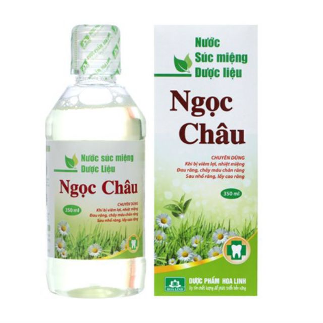 Nước Súc Miệng Dược Liệu Ngọc Châu 350ml