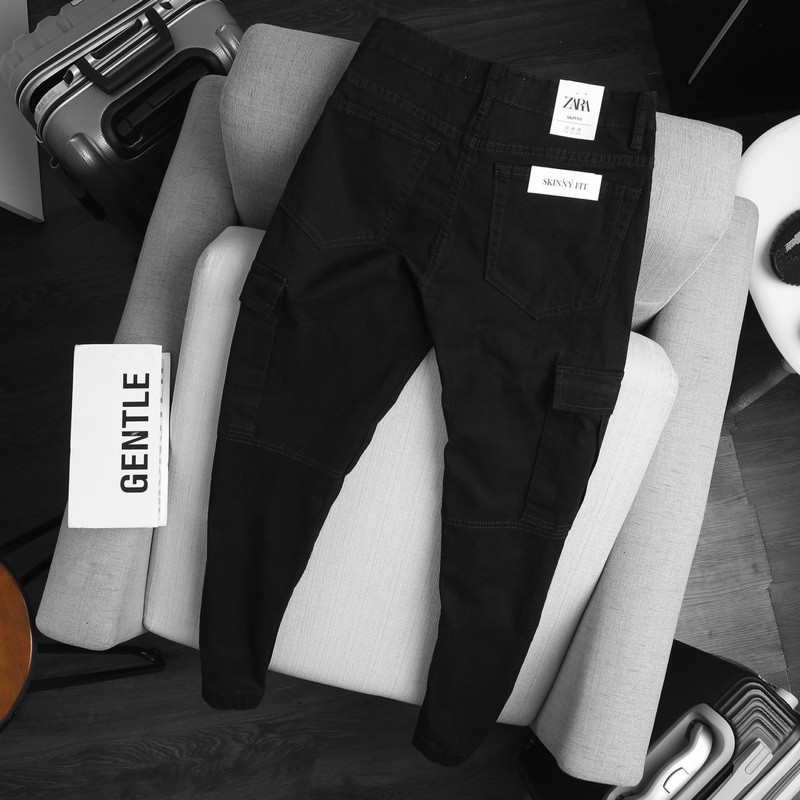 Quần jogger nam kaki túi hộp - vải co giãn - form slim cực đẹp