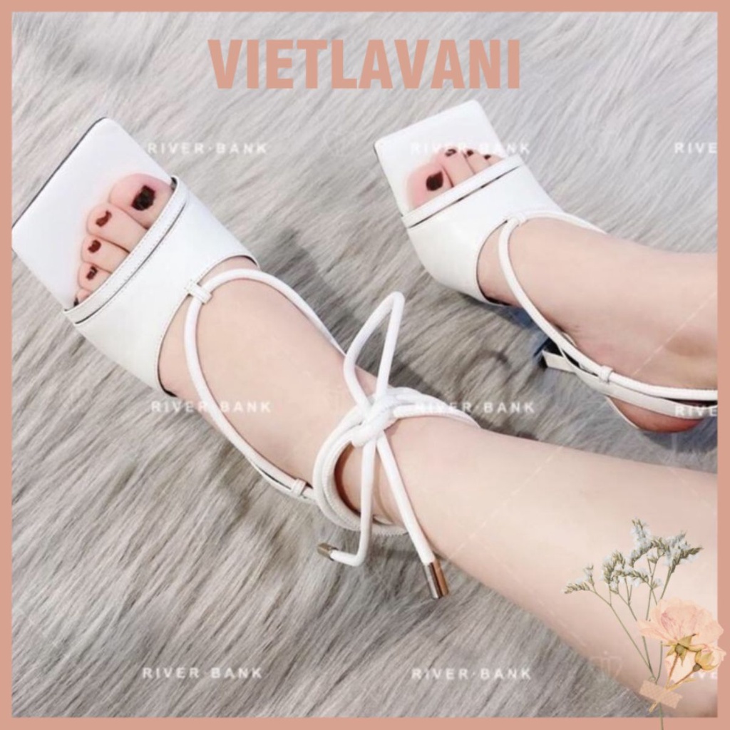 Sandal cột dây cao 7cm hot trend mã LNS29