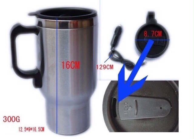 Ấm đun nước siêu tốc trên xe ô tô