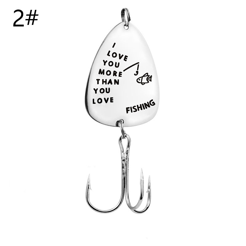 Móc Câu Cá Bằng Thép Không Gỉ Khắc Chữ You are the greatest Catch of My Life