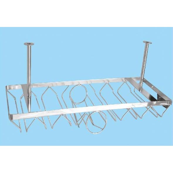 Kệ treo inox quầy bar, giá treo ly inox 304 | BigBuy360 - bigbuy360.vn