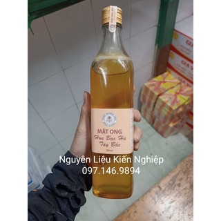 Mật ong hoa bạch hà tây bắc chay 500ml-250ml