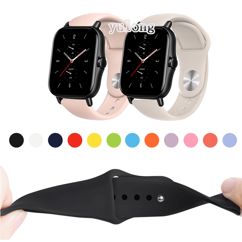 Dây Đeo Silicon Mềm Cho Đồng Hồ Thông Minh Huami Amazfit GTS2 GTS4 mini GTS3 GTS2e Neo GTS 2 3 4 2e