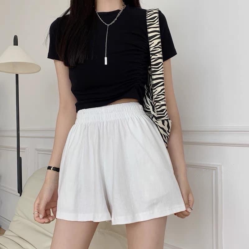 Quần short nỉ lưng thun ZR