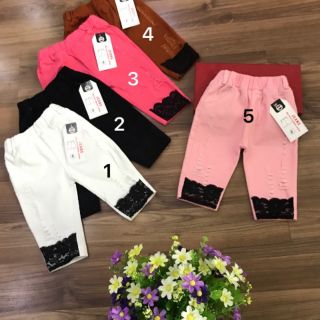Combo 2ri quần kaki ngố bé gái 1-7t và các loại
