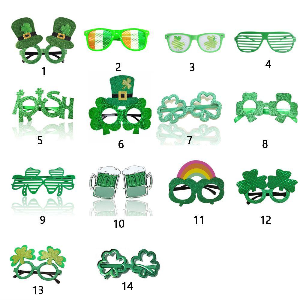 CONOPERY  St Kính Râm Kiểu Cỏ Ba Lá Hóa Trang Chụp Ảnh Selfie