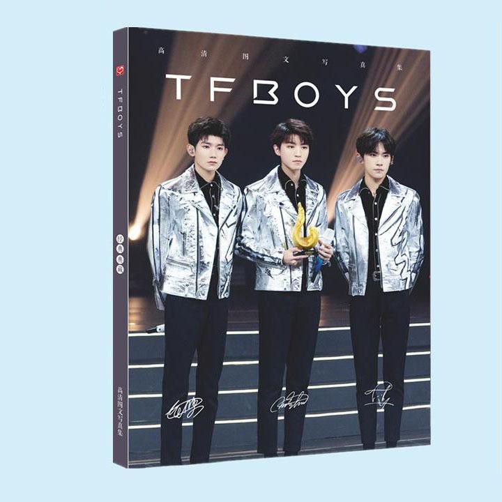 Album ảnh Photobook TFBoys Vương Tuấn Khải Vương Nguyên Dịch Dương Thiên Tỉ album ảnh tặng kèm poster