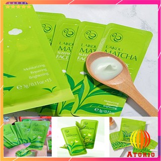 Mặt nạ ngủ 🥰free ship🥰 mặt nạ ngủ trà xanh matcha laikou