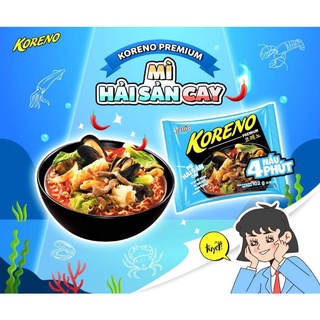 Mì koreno premium hải sản cay và gà hầm 100g
