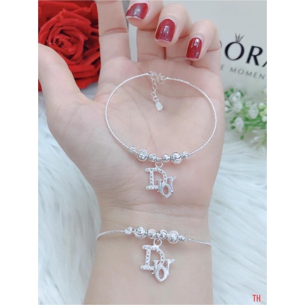 VÒNG TAY NỮ BI CHỮ ĐẸP LONG LANH - CHUẨN BẠC TA