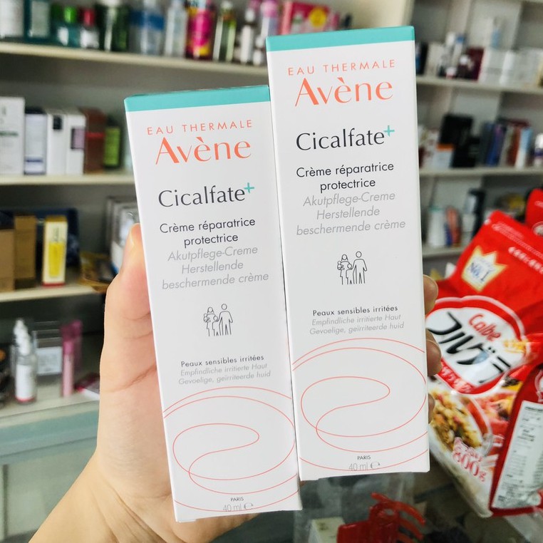 Kem Phục Hồi Da Lành Sẹo, Chống Nhiễm Khuẩn Avène Cicalfate Cream 40ml