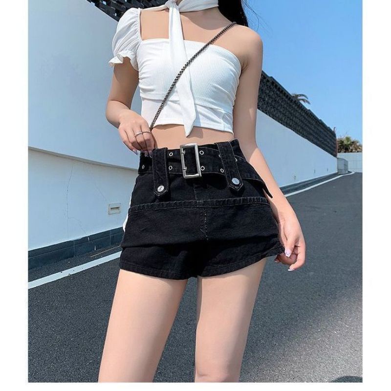 chân váy kaki kèm nịch