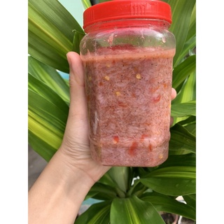 Mắm ruốc chua tép nguyên con
