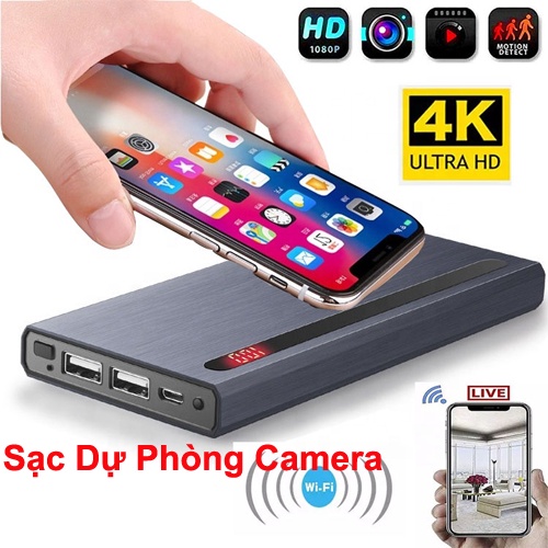 Camera mini Sạc Dự Phòng H12 🔥GÓC SIÊU RỘNG - HỒNG NGOẠI QUAY ĐÊM🔥 Camera Giám Sát Từ Xa, Sử Dụng Phần Mềm Mới Nhất