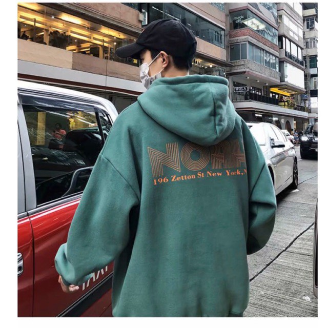 ( SẴN XANH M ) ÁO HOODIE NOAH NAM NỮ FORM RỘNG MÀU XANH CỰC ĐẸP VẢI DÀY | BigBuy360 - bigbuy360.vn