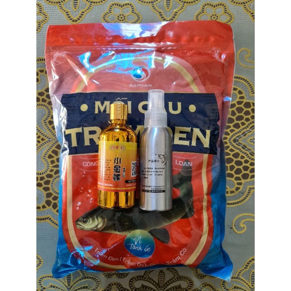 ComBo hương Liệu Câu Trắm Đen Junshi