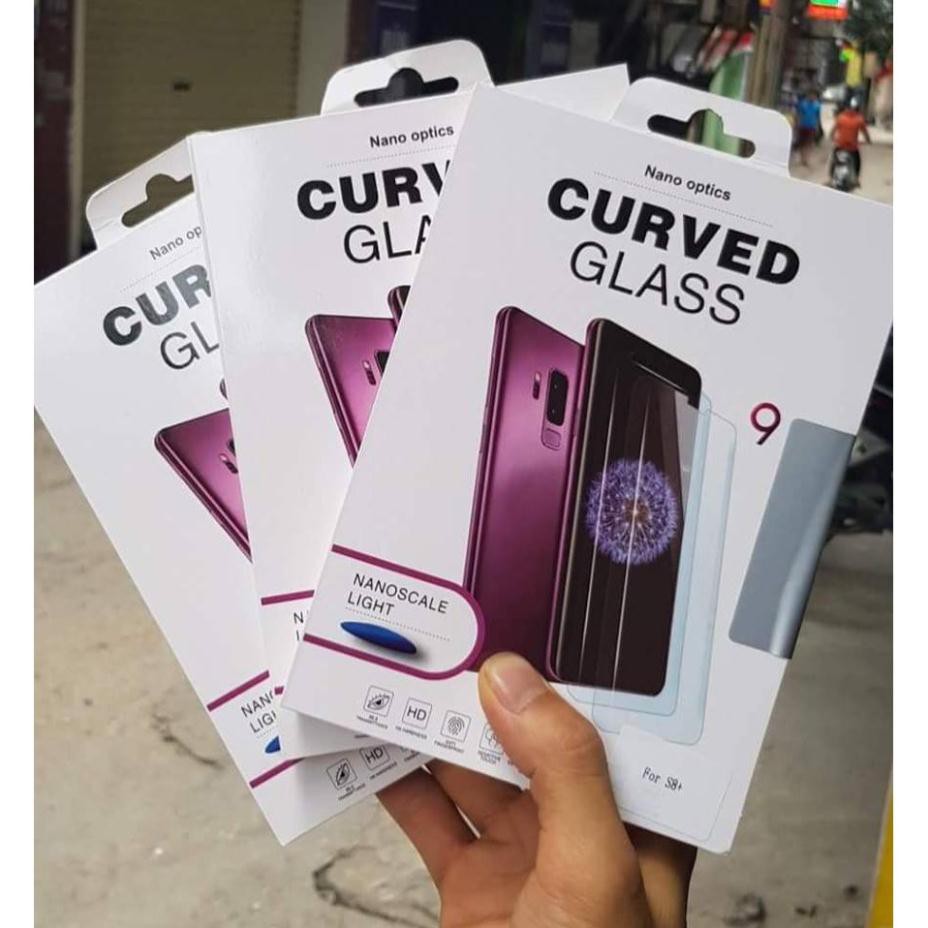 KÍNH CƯỜNG LỰC UV SAMSUNG GALAXY NOTE 8  NOTE 9 Full keo