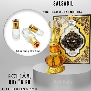 Tinh Dầu Nước Hoa Dubai Nội Địa Naseem Salsabil Ngọt Ngào Quyết Rũ - chai 4ml