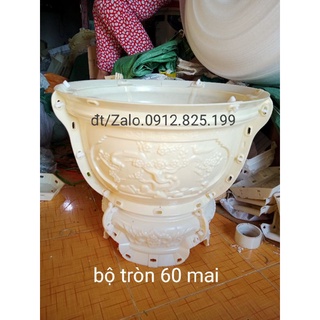 bộ khuôn đúc chậu tròn 60 abs