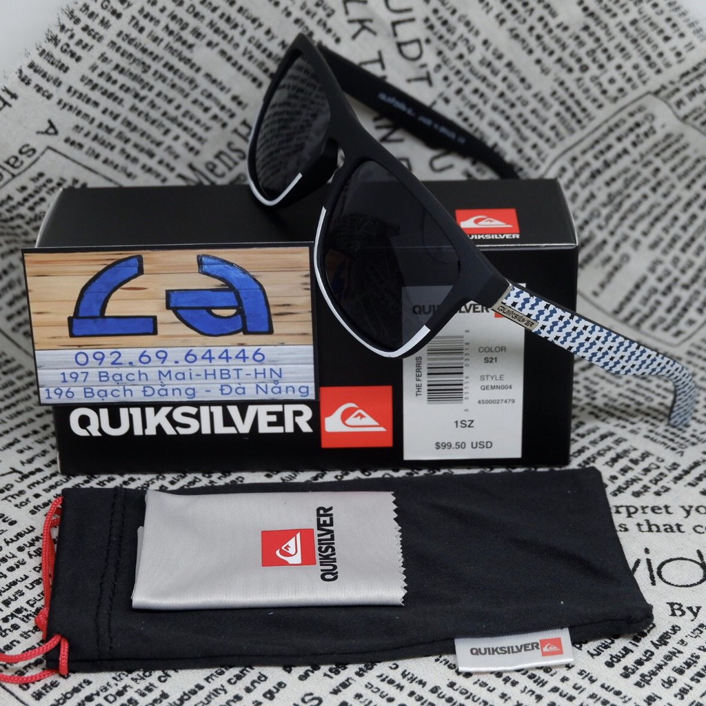 [FULLBOX] Kính Mát nam nữ QuikSilver The Ferris, Dáng Vuông dễ đeo, Chống nắng cực tốt | BigBuy360 - bigbuy360.vn