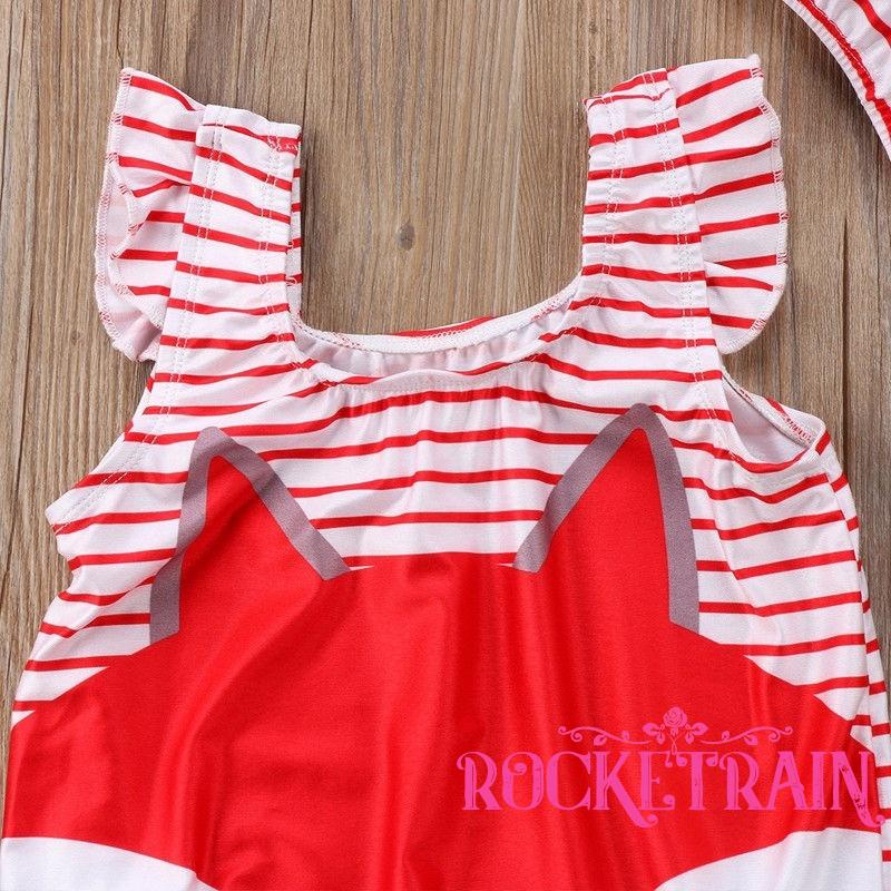 Bộ đồ bơi một mảnh in hình động vật dễ thương cho bé gái