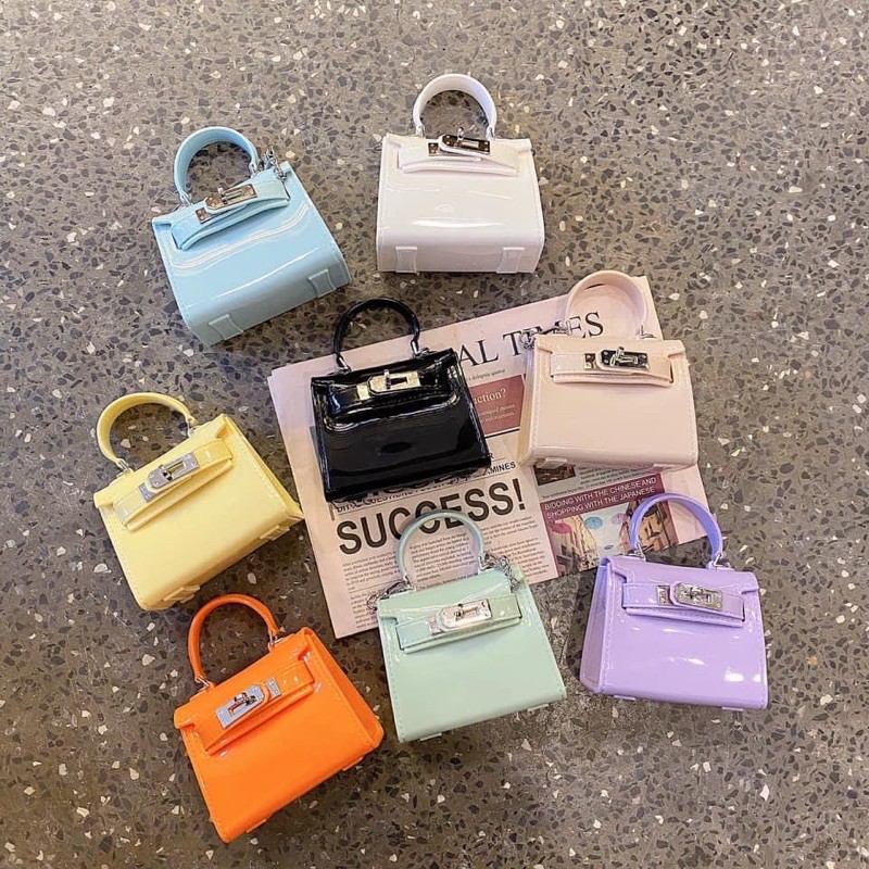 Túi silicon dáng kelly size mini siêu hot | BigBuy360 - bigbuy360.vn