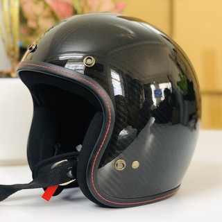 Nón bảo hiểm 3/4 đầu Carbon Zealot Nhật Bản