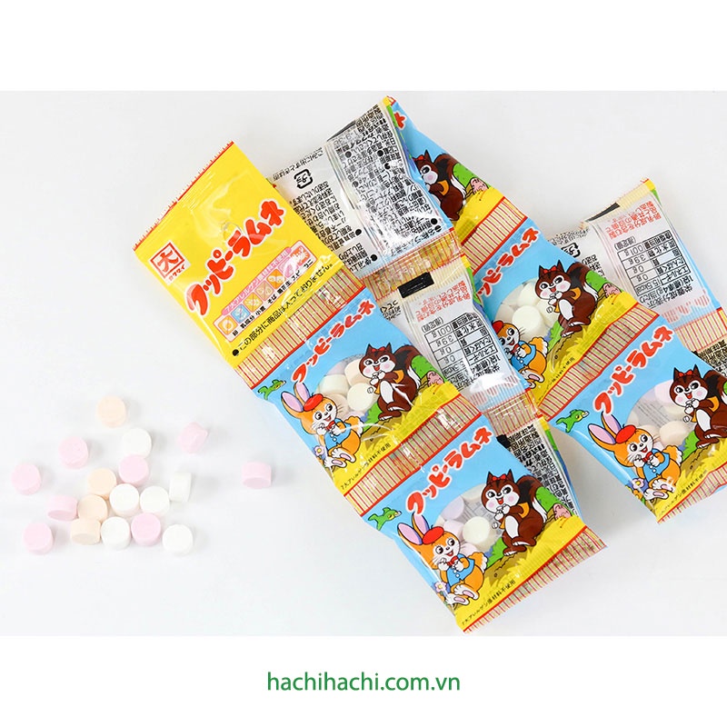 KẸO SODA TRÁI CÂY HÌNH THỎ CON 40G (4G X 10 GÓI) - Hachi Hachi Japan Shop