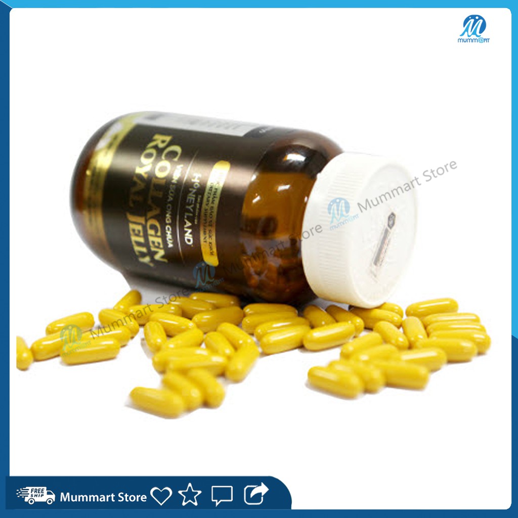Viên nang collagen đẹp da sữa ong chúa ROYAL JELLY của Honey Land hộp 60 viên