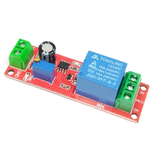 0 đến 10 giây Trì hoãn DC 12 Delay Relay Shield NE555 Timer Delay Switch Relay Module