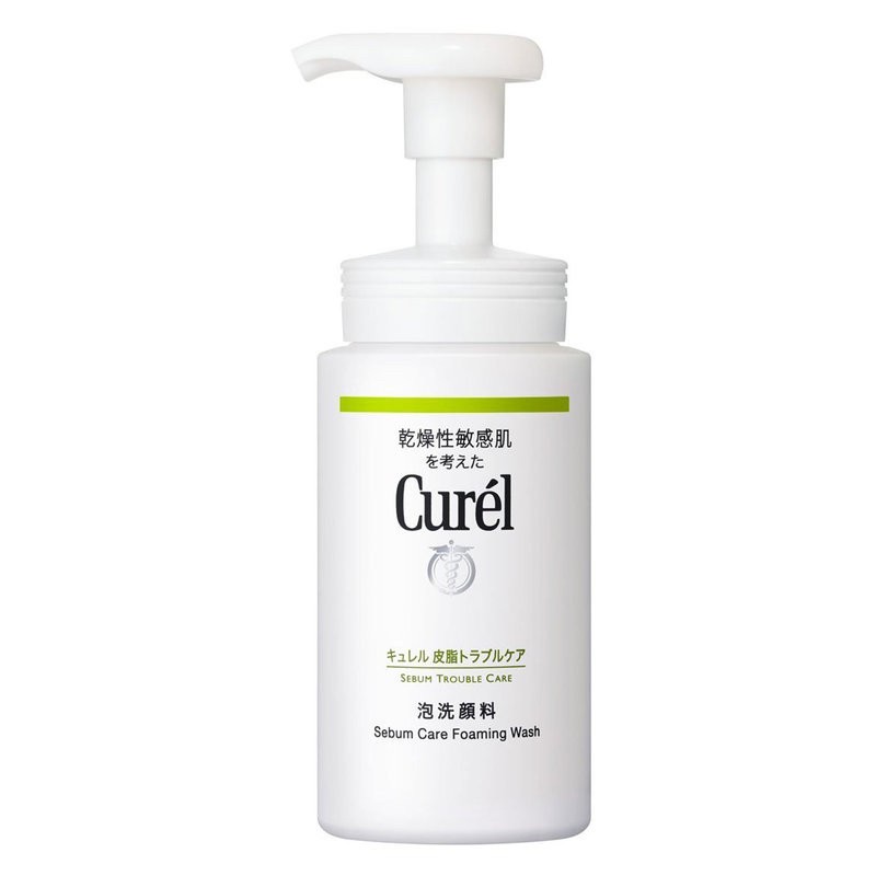 Sữa Rửa Mặt Dạng Bọt Dành Cho Da Dầu Curel Sebum Trouble Care Sebum Care Foaming Wash 150ml