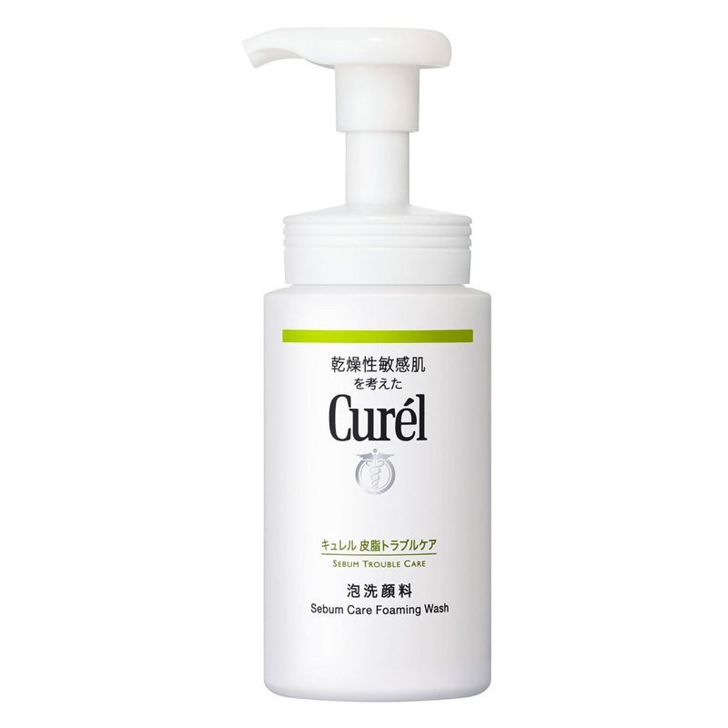 [Chính hãng] Sữa Rửa Mặt Dạng Bọt Dành Cho Da Dầu Curel Sebum Trouble Care Sebum Care Foaming Wash 150ml