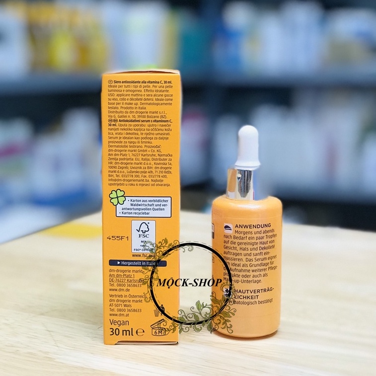 SERUM VITAMIN C BALEA - đỉnh cao về làm trắng, mờ thâm nám và tái tạo trẻ hóa da