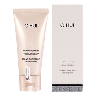 Sữa rửa mặt dưỡng ẩm trắng hồng da miracle ohui tách set 100ml date 2024 nội địa hàn