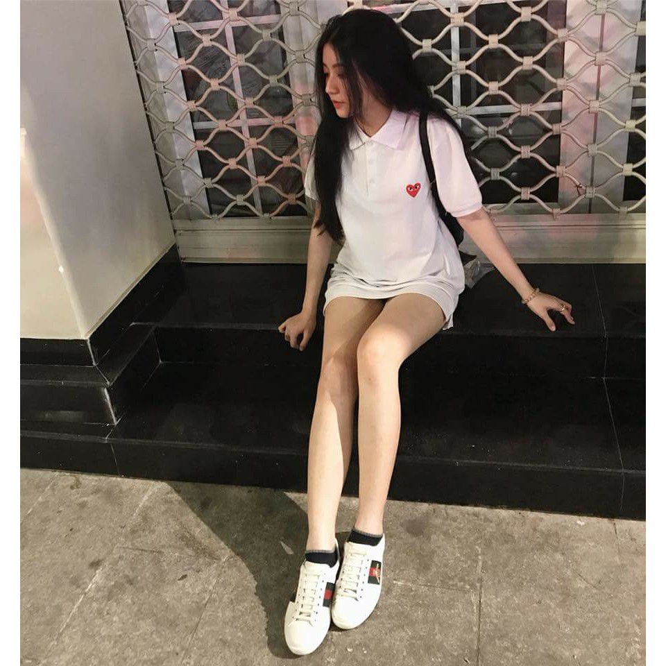 Áo Polo CDG - Polo trái tim - Polo My Heart 5theway