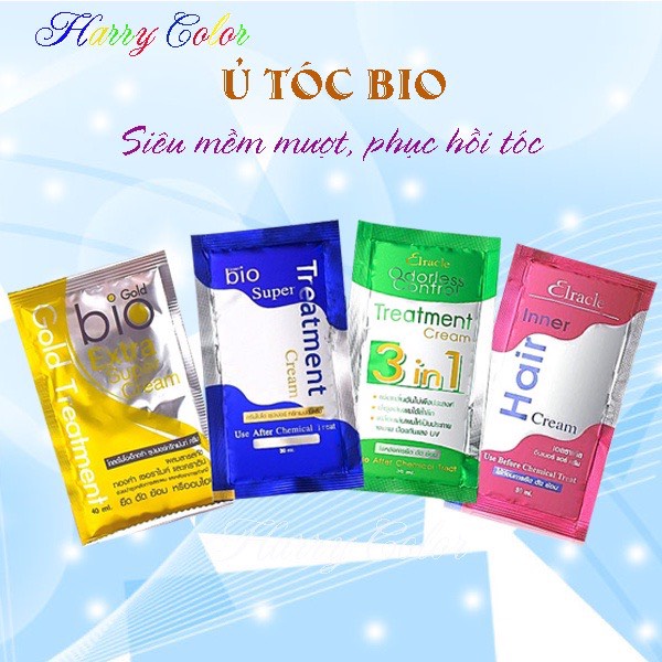 Kem ủ tóc Bio Treatment Thái Lan siêu phục hồi mềm mượt tóc dạng gói